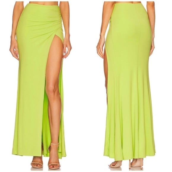 Michael Costello Dresses & Skirts - Michael Costello x REVOLVE Zendaya Skirt in Bright Green